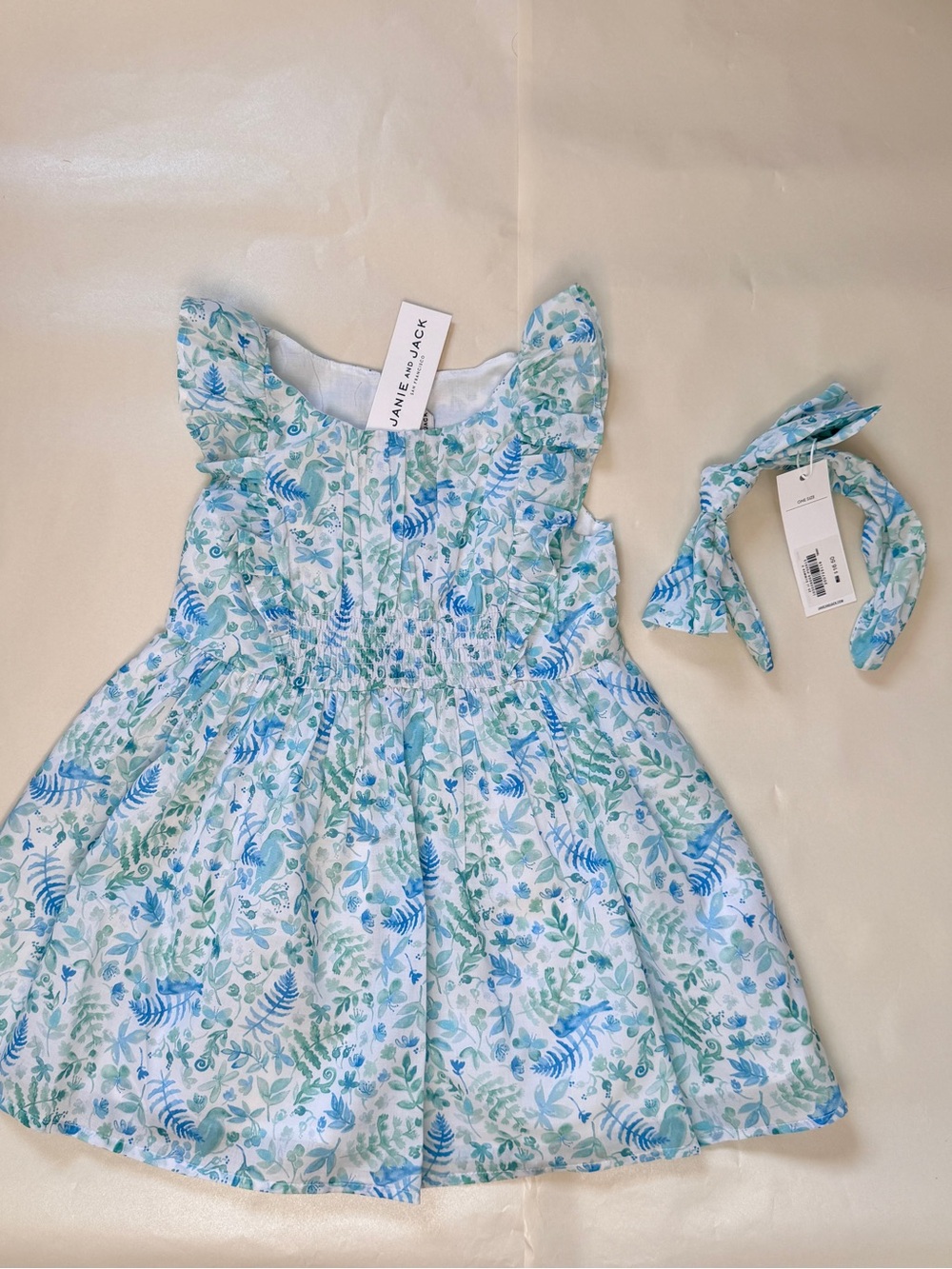 Janie and Jack Sundress and Headband